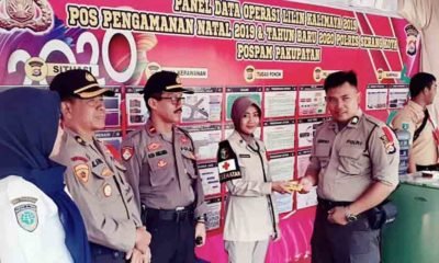 Tim Kesehatan Polres Serang Kota Polda Banten Sambangi Dua Pos Pengamanan