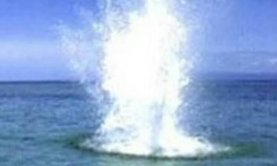 Ilustrasi bom laut