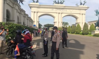 Ditsamapta Polda Banten Lakukan Pengamanan Pelaksanaan PSBB di Tangerang Raya
