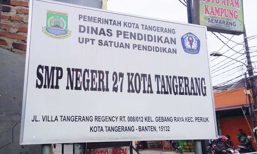 Diduga Update Hasil PPDB Dinas Pendidikan Tidak Sama Dengan pendaftaran Di SMPN 27 Kota Tangerang