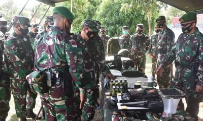 Kasum TNI Cek Kesiapan Yonif 734SNS Sebelum Laksanakan Tugas