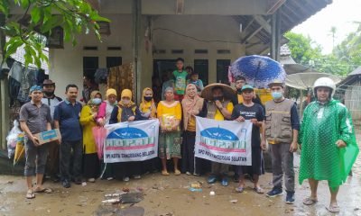 AGPAII Tangsel Bantu Korban Banjir Lebak
