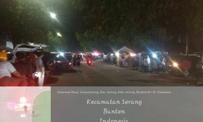 Jalan Stadion Maulana Yusuf Kota Serang Di Penuhi Pedagang Dan Parkir Liar