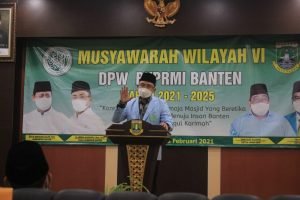 Wagub Banten Ajak Seluruh Masyarakat dan BKPRMI Provinsi Banten Putus Mata Rantai Covid-19