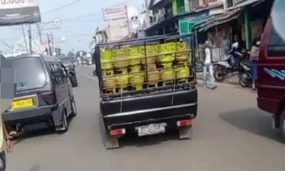 Pengiriman Gas Tanpa Plang Informasi