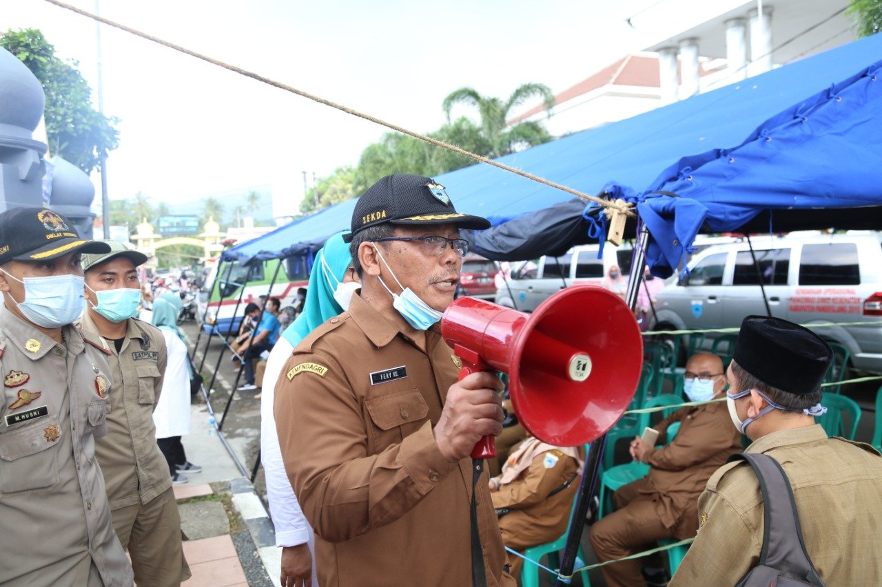 Sekda Geram Liat Kerumunan