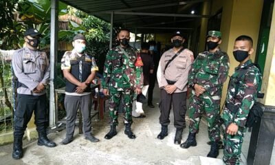 Bhabinkamtibmas & Babinsa Dalam Pengamanan Pemilihan Kepala Desa Serentak 2021 Sudah Berada Di TPS Menurut Ploting Dan Sprint