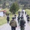 Kontak Tembak Satgas TNI Pos Koramil Persiapan Suru Suru Dengan Kelompok Orang Tidak Dikenal (OTK) di Distrik Suru-Suru Kab. Yahukimo