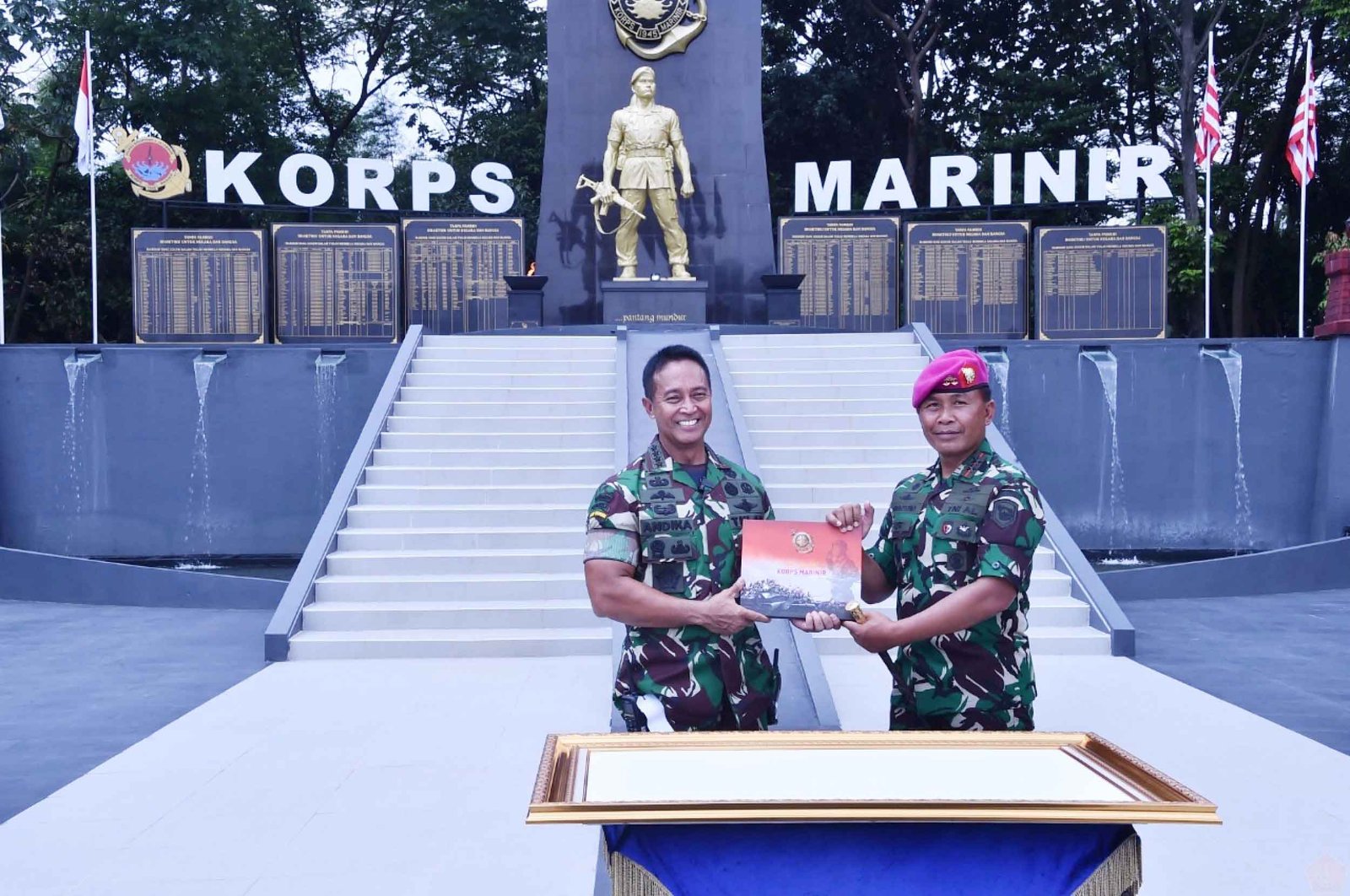 Panglima TNI Apresiasi Korps Marinir Yang Selalu Mendapat Pujian