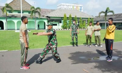 Untuk Mempertahankan Diri, Danrem 064/MY Ajari Prajurit Bela Diri Taktis