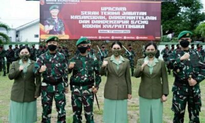 Mutiara Pattimura pada Acara Sertijab