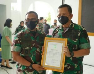 Danrem 064/MY Terima dan Lepas Pejabat Kasi Korem