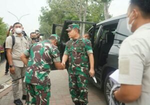 Danrem 064/MY Sambut Kedatangan KSAD Di Banten