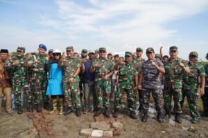 Danrem 064/MY Berbaur Dengan Masyarakat Pulo Panjang, Lanjut Giat Ke Cek Poin 6 Kodim 0623/Cilegon