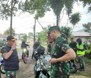 Giat Touring Ke Cek Poin 7 Disambut Dandim dan Forkopimda Kabupaten Pandeglang