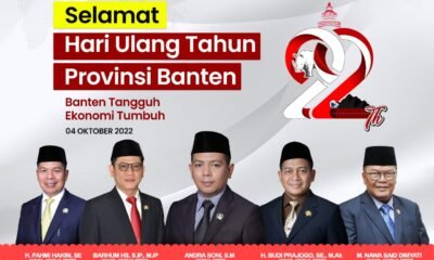 Iklan DPRD Banten 4 Oktober 2022