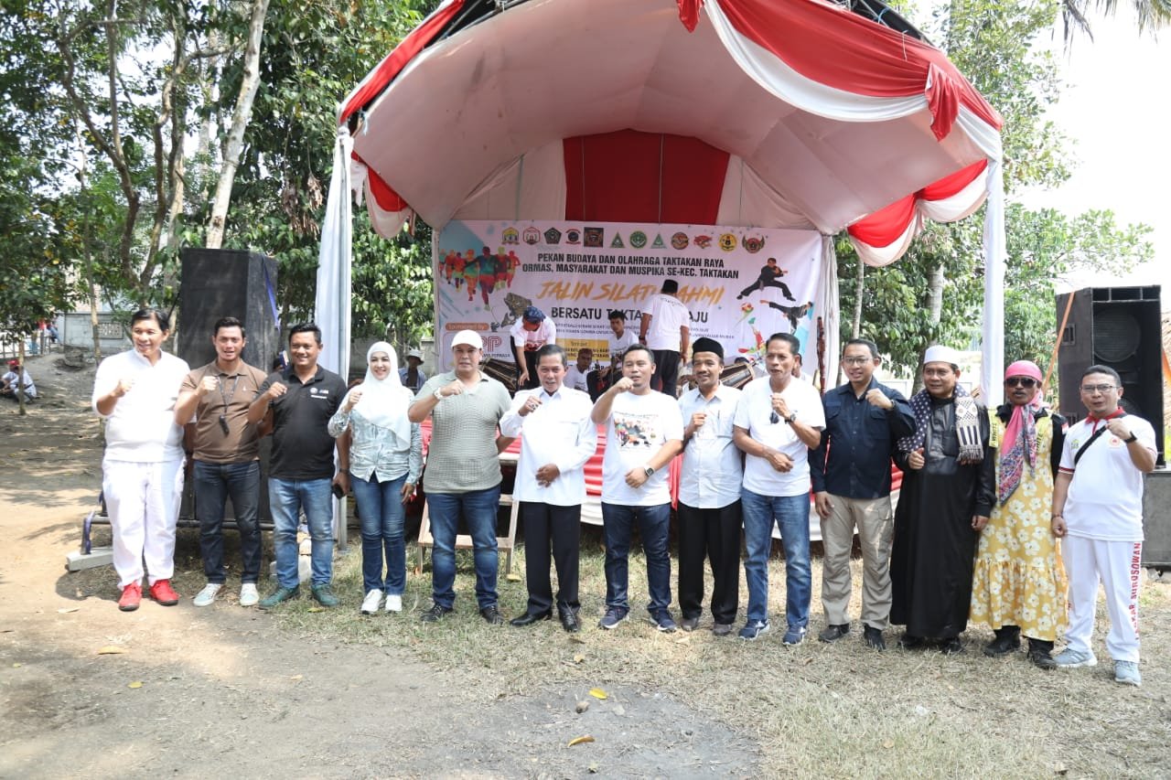 Hadir dalam Pekan Budaya dan Olahraga Kecamatan Taktakan, Wali Kota Serang apresiasi persatuan Ormas Taktakan